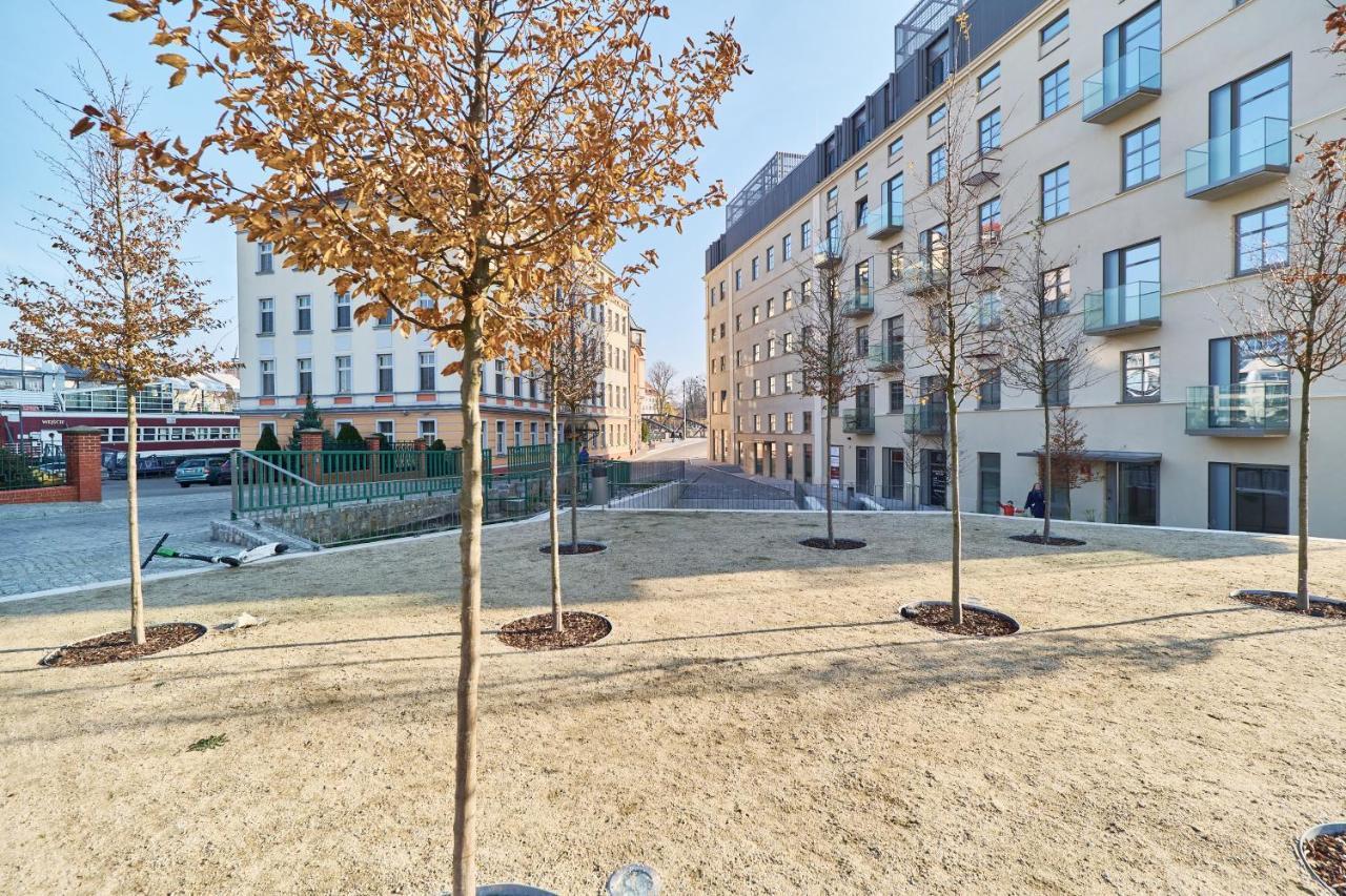 Eleganckie Studia Wyspa Slodowa By Noclegi Renters Breslavia Esterno foto